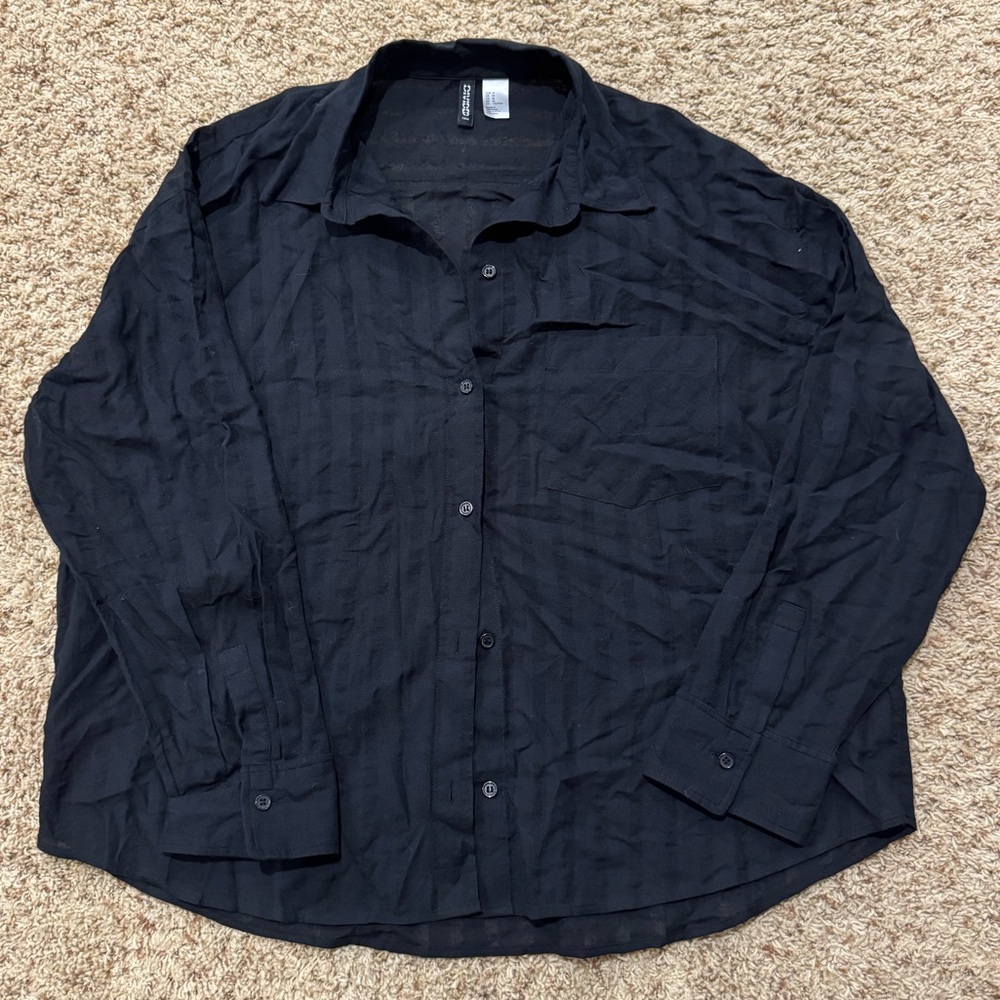 H&M Divided Charcoal Shirt